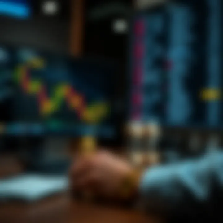 Illustration of strategies and risk management in binary options trading