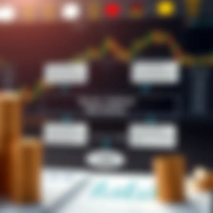 Diagram illustrating the fundamental concept and operation of binary options trading in financial markets