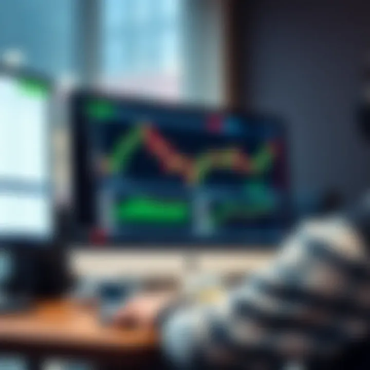 Visual representation of a trading simulator interface highlighting features for risk-free binary options practice