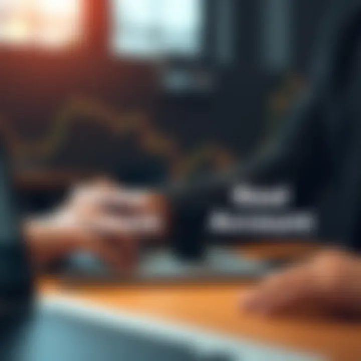 Visual comparison of real account versus demo account benefits in binary options trading