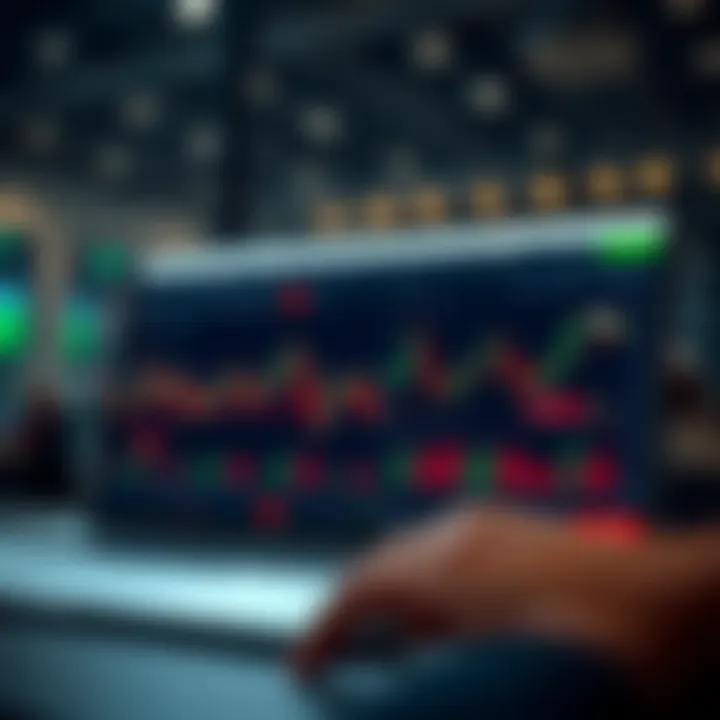 User-friendly trading platform interface displaying candlestick charts and market indicators