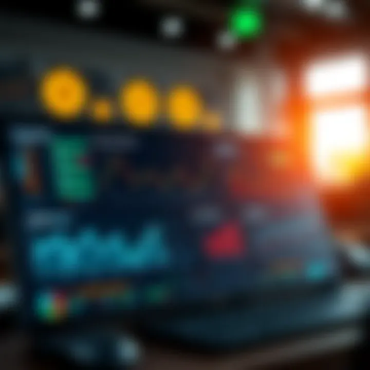 Risk Management Tools and Monitoring Dashboard Dashboard showing risk management tools and metrics for monitoring potential threats