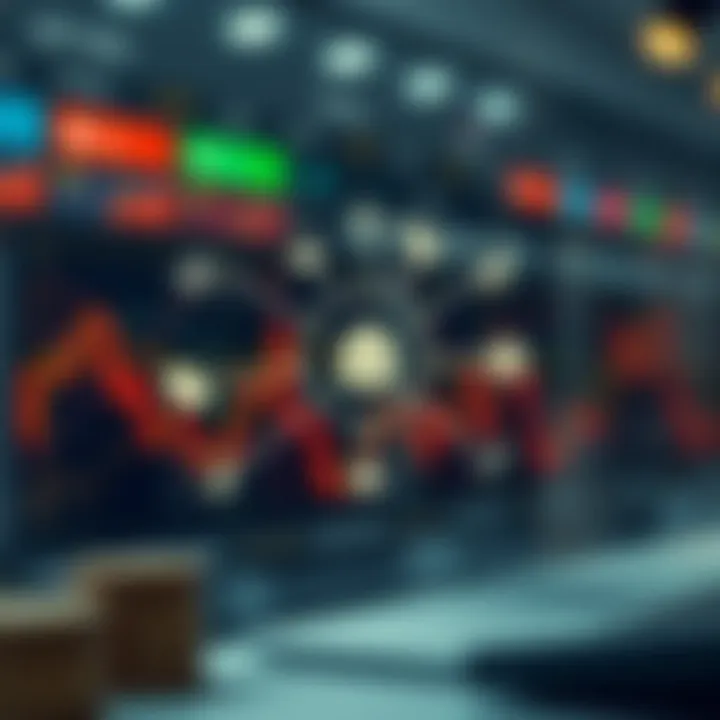 Diversifying Investment Portfolio Through Copy Trading Illustration of diverse investment portfolio with various asset icons connected