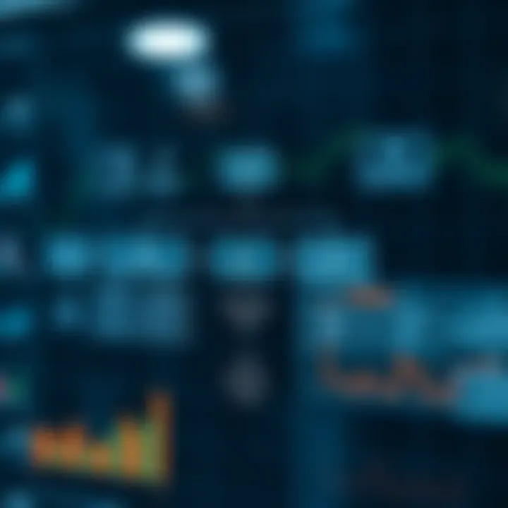 Flowchart combining data analysis and risk assessment icons for decision-making support
