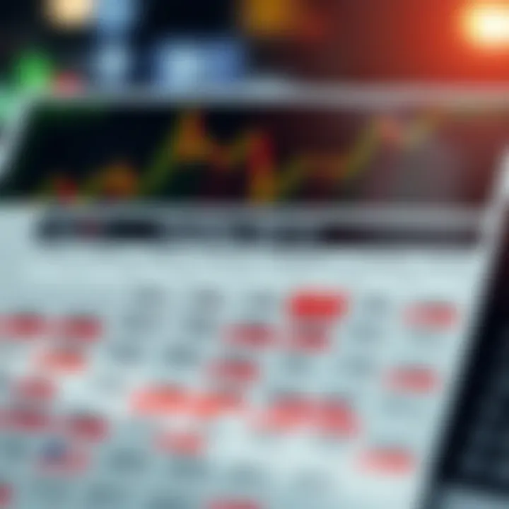 Forex economic calendar highlighting important macroeconomic events influencing currency markets