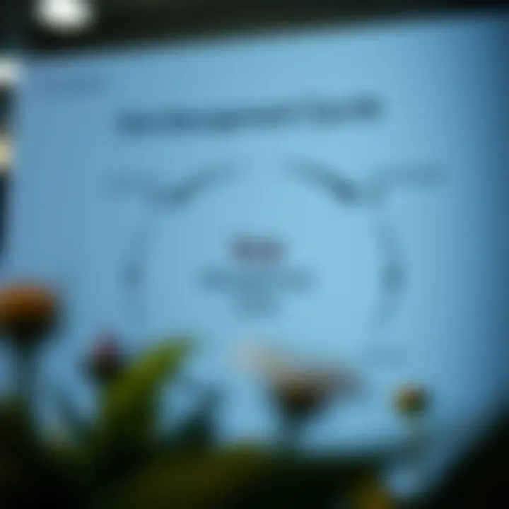 Diagram illustrating risk management cycle with identification, evaluation and control phases