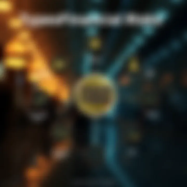 Diagram illustrating various types of financial risks affecting economic aid distribution