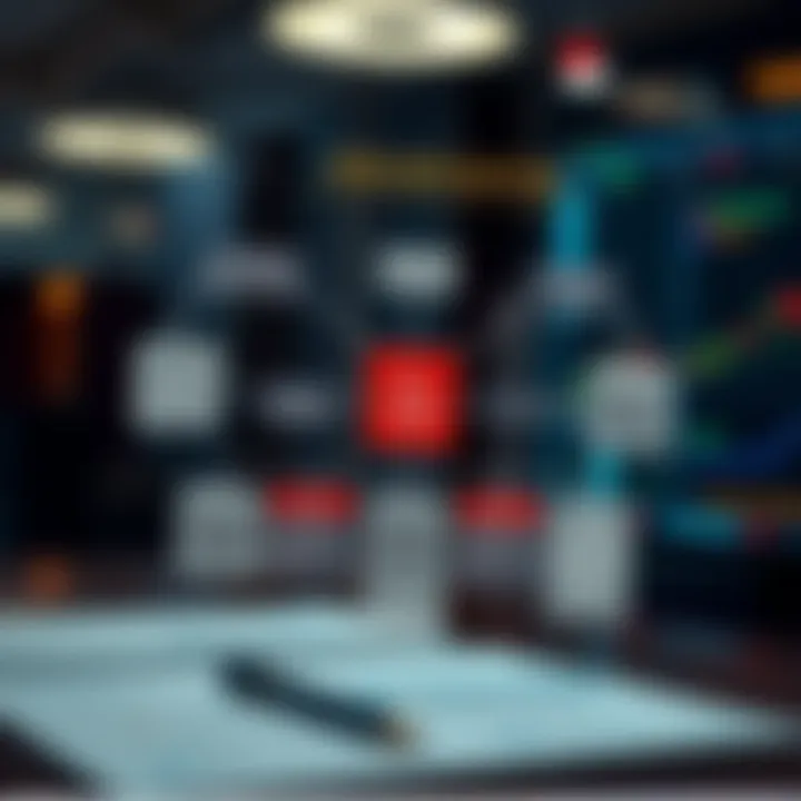 Flowchart illustrating risk mitigation methods and strategies in organizational settings