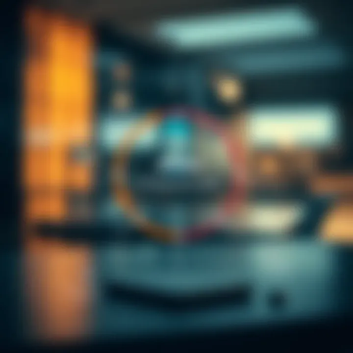 Diagram illustrating phases of risk management cycle including identification, assessment, treatment, monitoring, and review