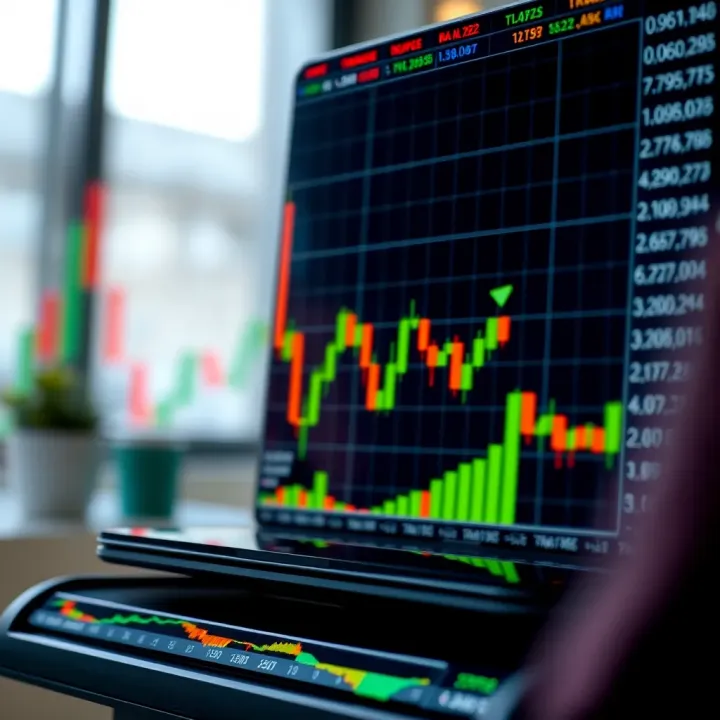 Chart displaying practical application of candle patterns for decision making and risk management in synthetic markets