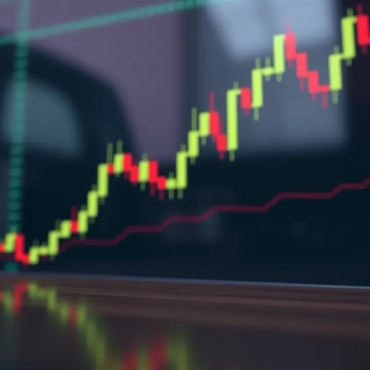 Graphical representation of candlestick patterns used in financial market analysis