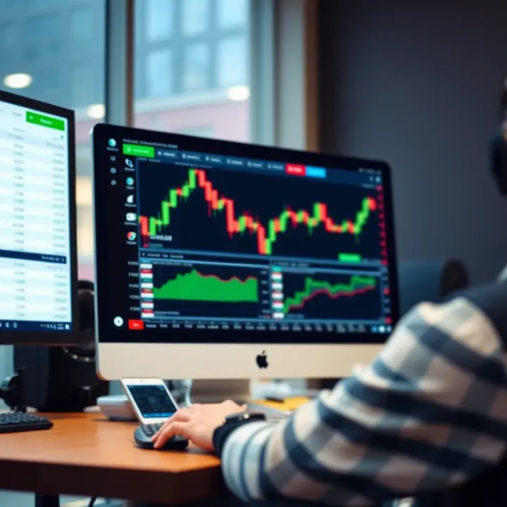 Utilizing Simulators for Effective Binary Options Training Visual representation of a trading simulator interface highlighting features for risk-free binary options practice