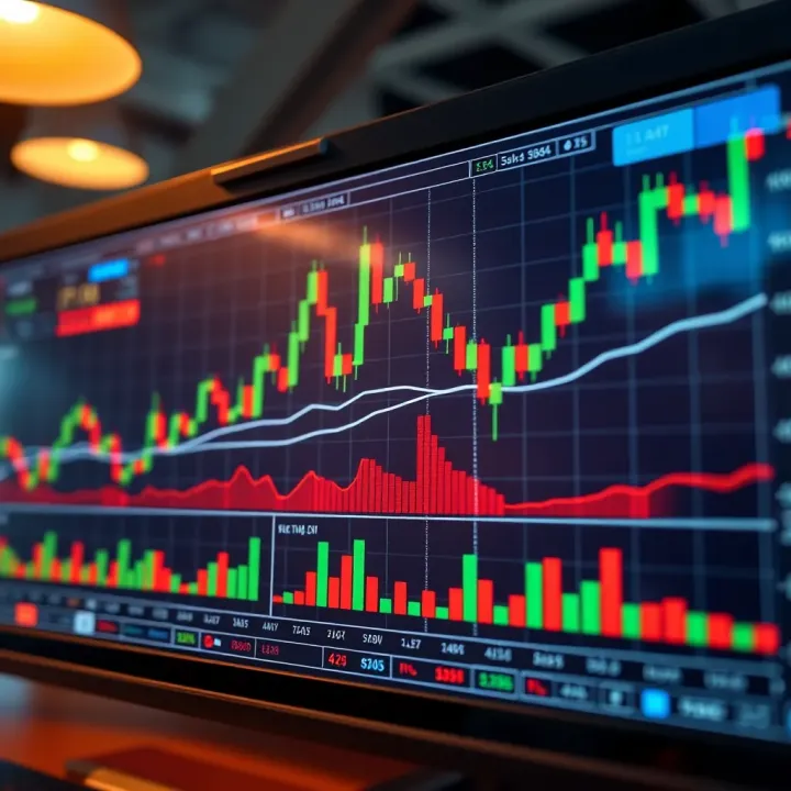 Detailed chart illustrating various candlestick patterns used in technical market analysis