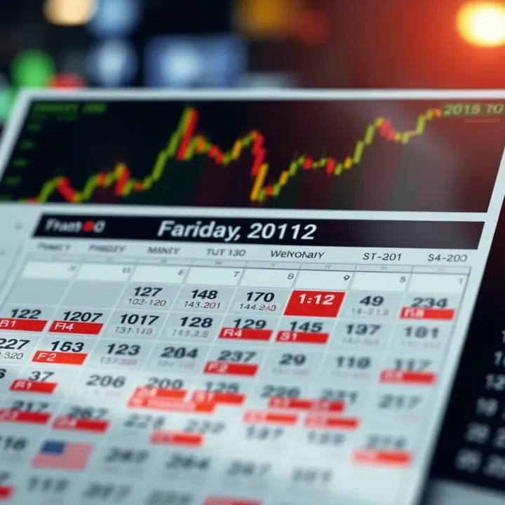 Forex economic calendar highlighting important macroeconomic events influencing currency markets