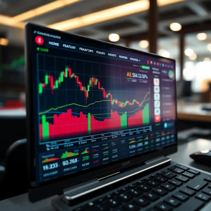 Secure online trading platform interface displaying currency pairs and risk management tools