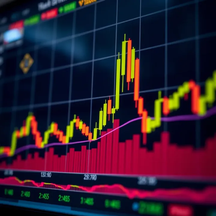 Bullish engulfing candlestick pattern indicating a potential upward trend reversal on a stock chart