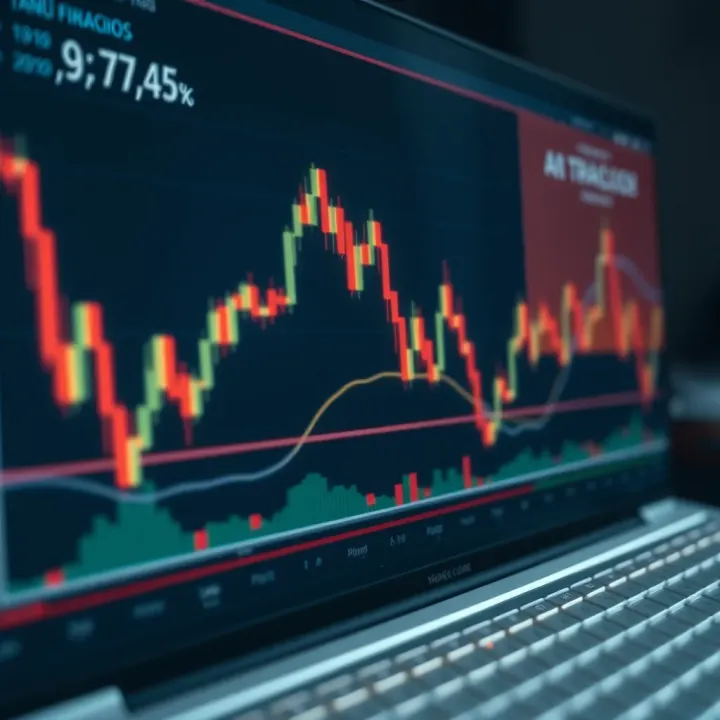 Common Technical Analysis Tools Used in Financial Markets Various technical analysis tools including trend lines and indicators on a trading platform