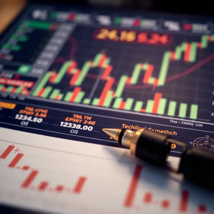 Comparison chart illustrating the key differences between technical analysis and fundamental analysis methods