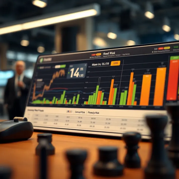 Chart showing tools and techniques for identifying and analyzing financial risks